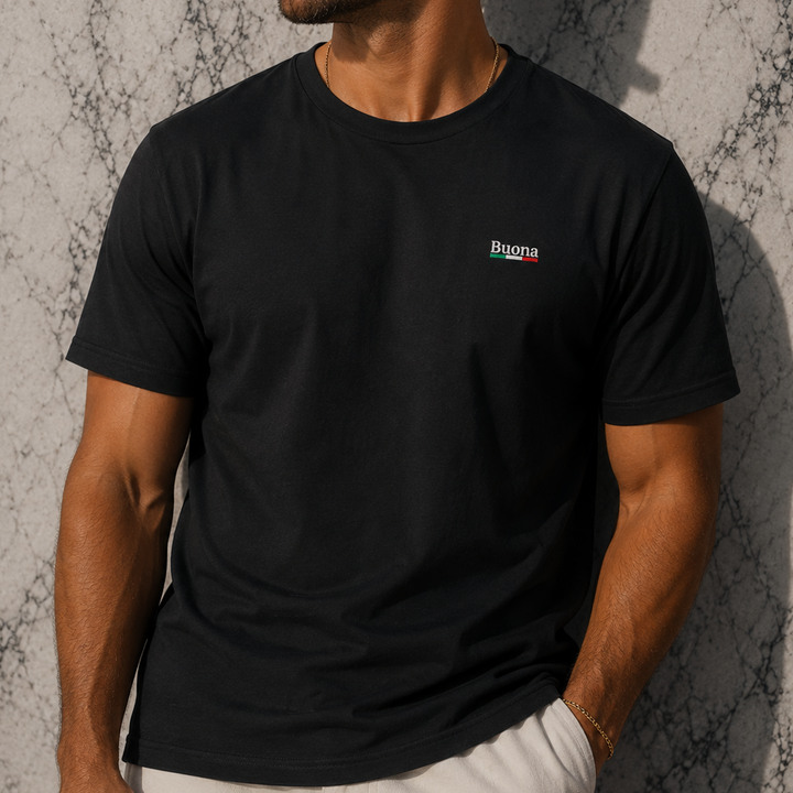 Buona Embroidered Tee