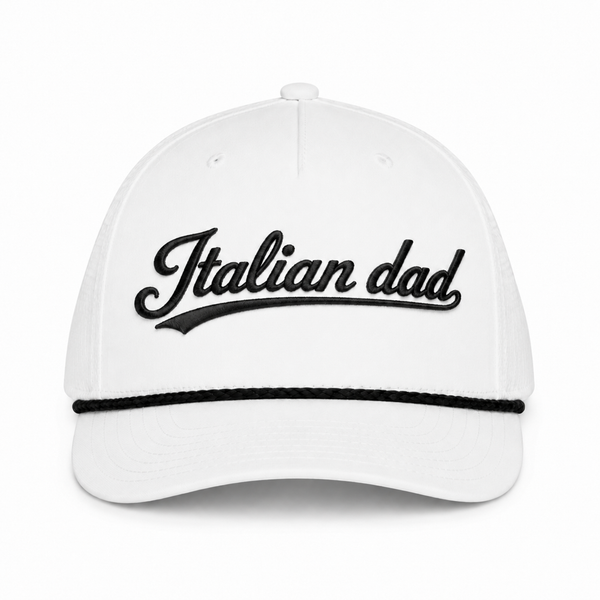 Italian Dad Script Rope Hat