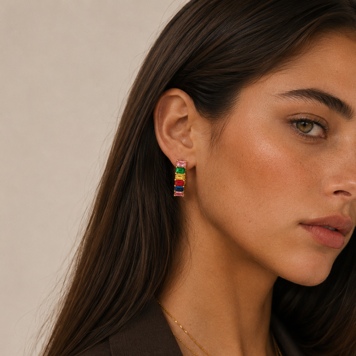 Positano Pavé Hoops