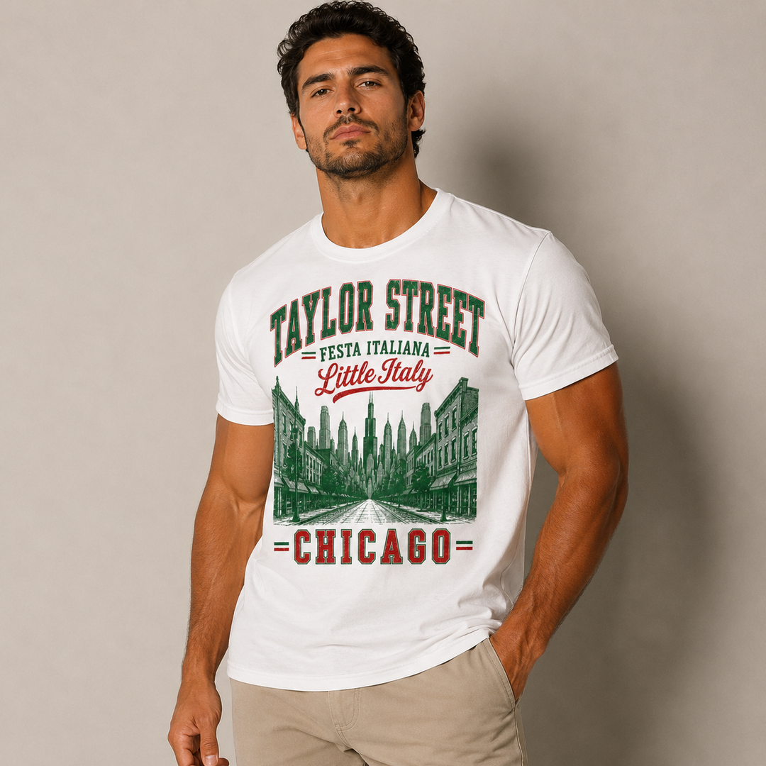 Taylor Street Chicago Heritage Tee