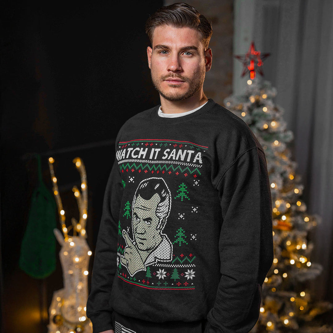 Watch It Santa Crewneck - Hardcore Italians