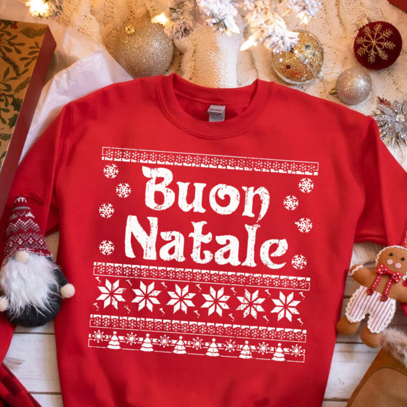 Buon Natale Crewneck - Hardcore Italians