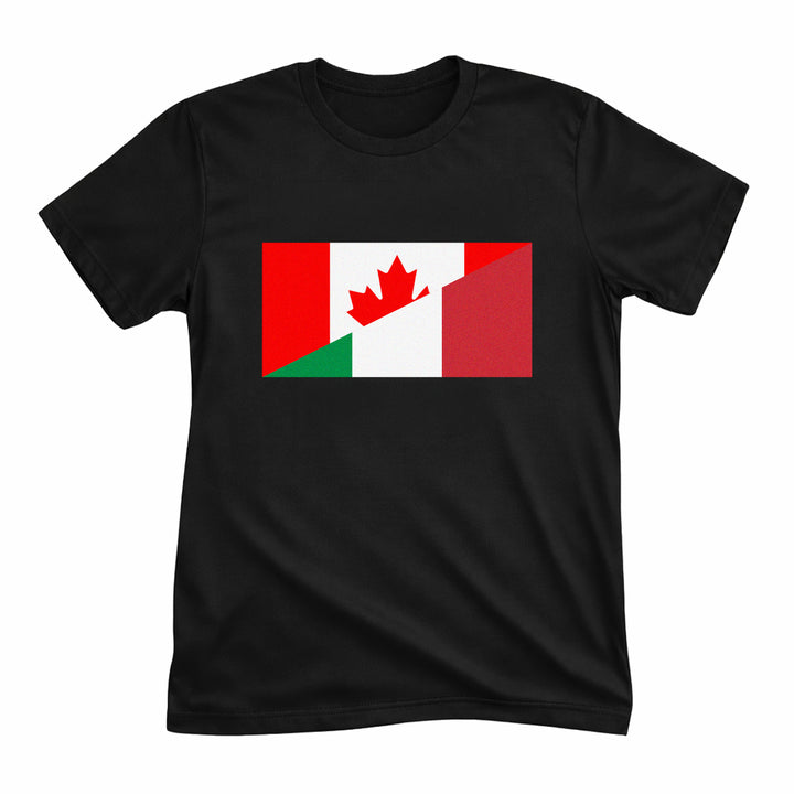 Italian-Canadian Flag Tee